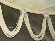 Cable Festoon System in use on a Circular Scraper